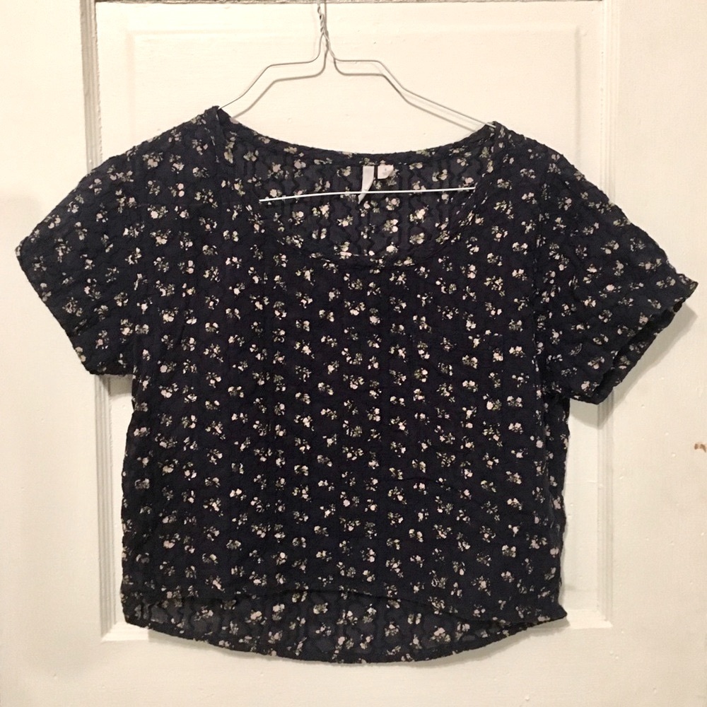 Wildflowers Floral Crop Top